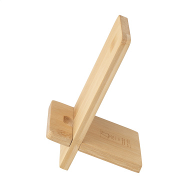 Logotrade promotional product image of: Miyo Bamboo Phone Stand