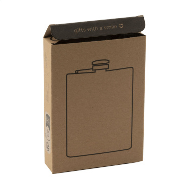 Logotrade business gift image of: Hipflask Bamboo 200 ml drinking bottle