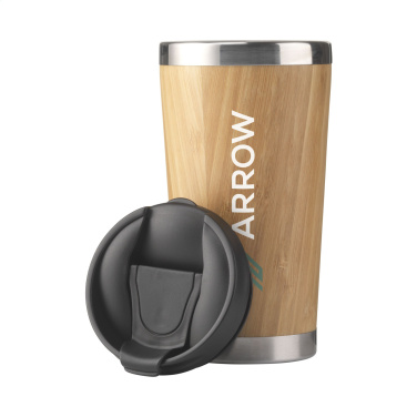 Logotrade promotional gift image of: Tokyo 450 ml bamboo thermo cup