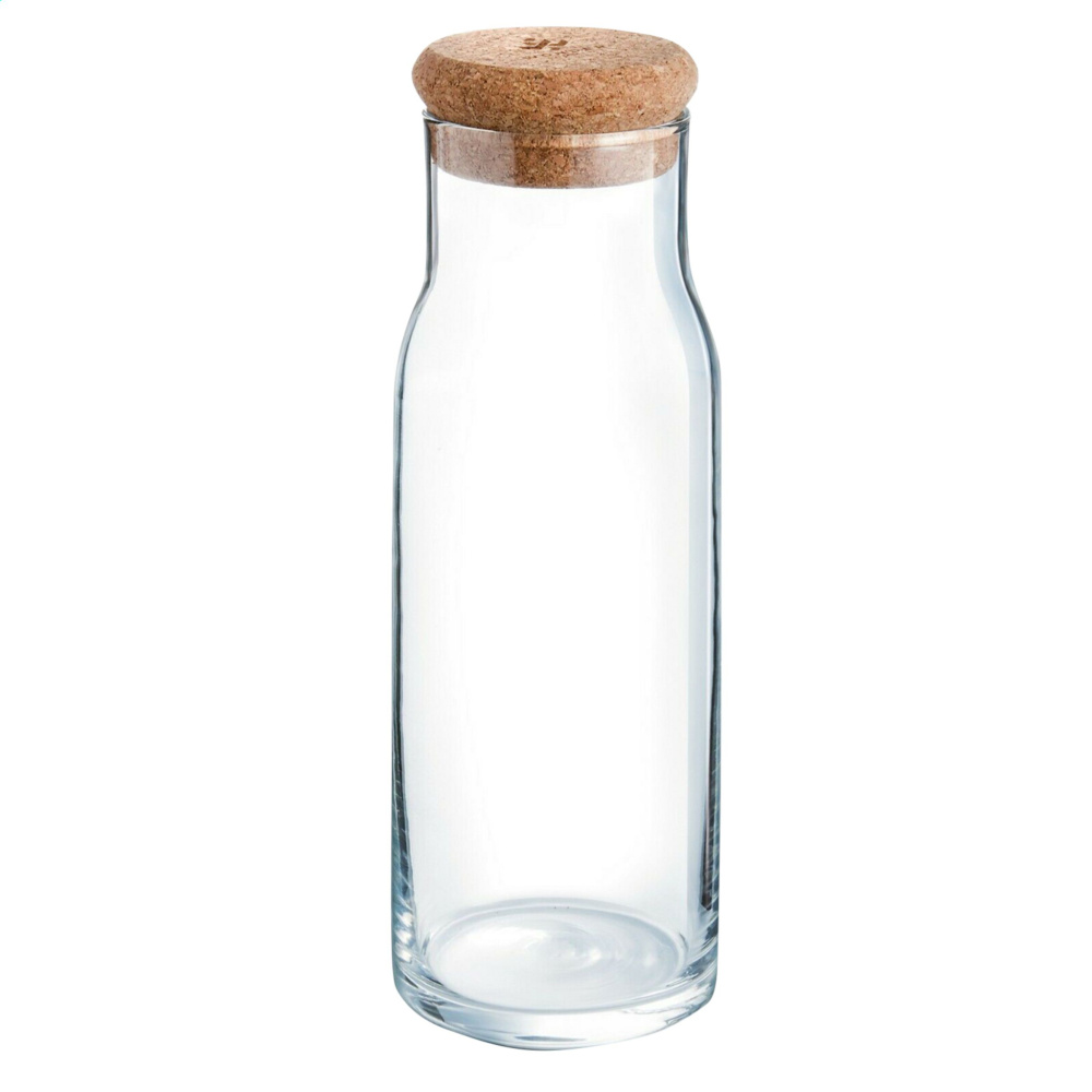 Logo trade advertising product photo of: Algarve Carafe 1 L with a cork cap