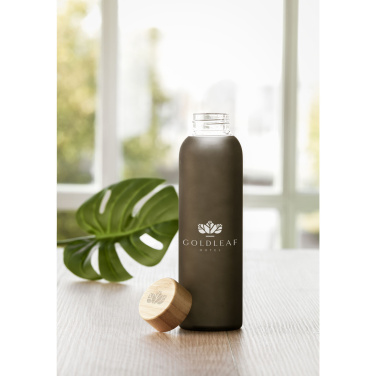 Logo trade advertising product photo of: Frosty Glass Bottle 550 ml drinking bottle