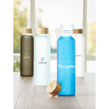 Logotrade business gifts photo of: Frosty Glass Bottle 550 ml drinking bottle