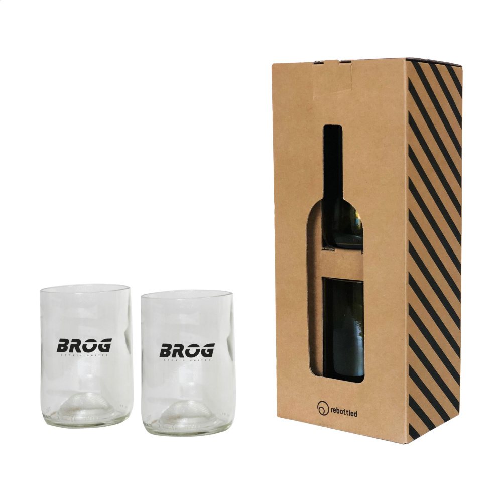 Logotrade corporate gift picture of: Rebottled® Tumbler 2-pack drinking glass