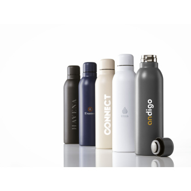 Logo trade business gifts image of: Helios RCS Recycled Steel Bottle 470 ml