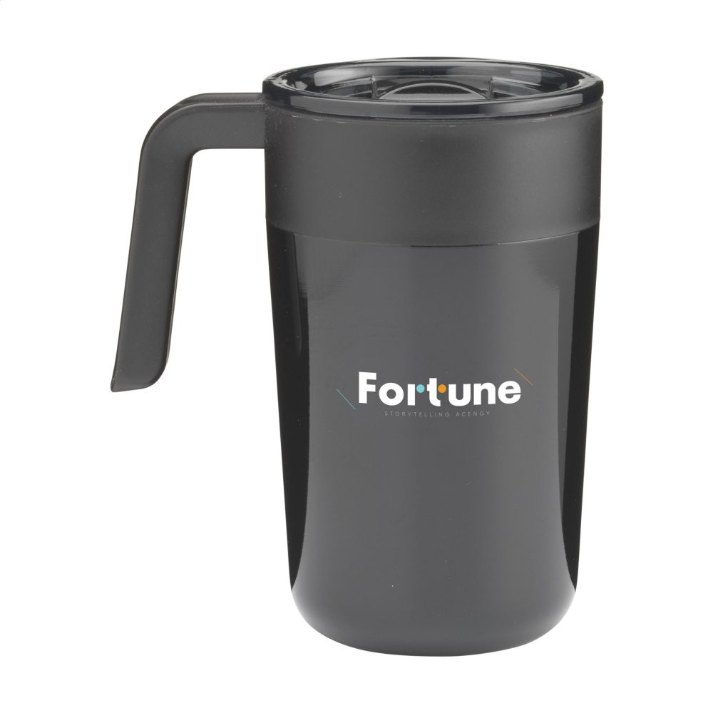 Logotrade promotional merchandise photo of: Fika RCS Recycled Steel Cup 400 ml thermo cup