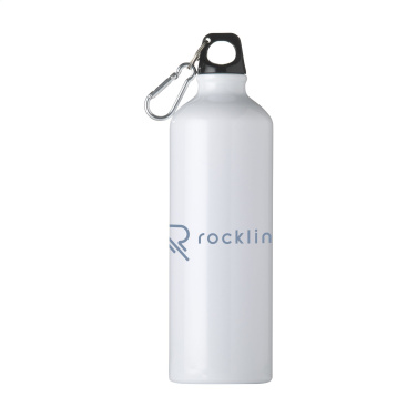 Logo trade promotional item photo of: AluMaxi GRS Recycled 750 ml water bottle
