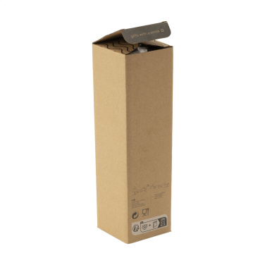 Logo trade advertising product photo of: Frosted Bottle RCS Recycled Steel 500 ml thermo bottle