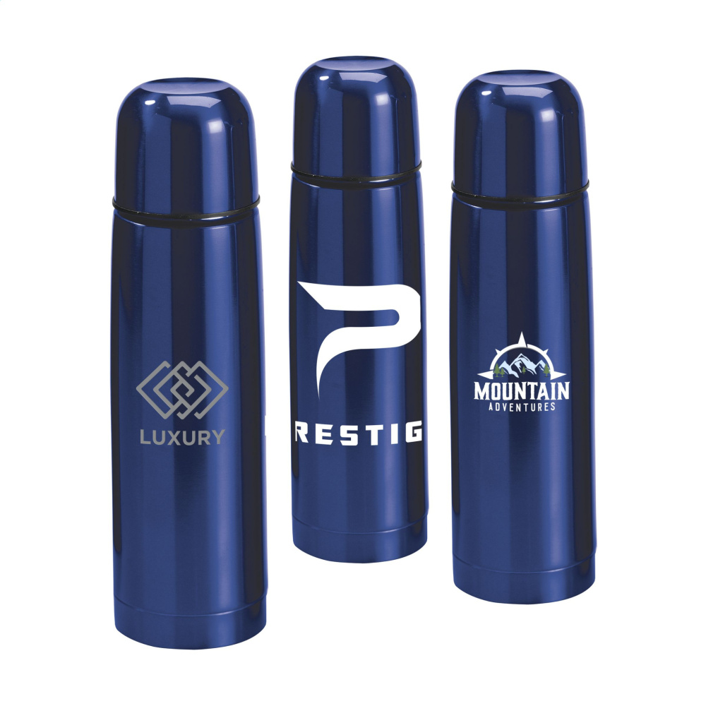 Logotrade promotional items photo of: ThermoColour RCS Recycled Steel 500 ml thermo bottle