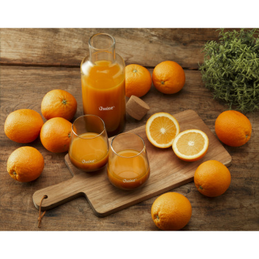 Logo trade promotional gift photo of: Smokey Water Glass 450 ml