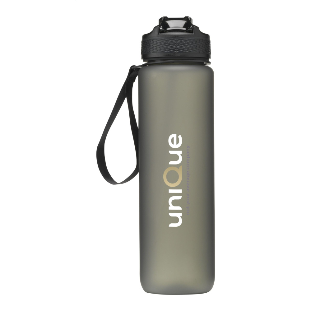 Logo trade business gift photo of: AquaSport GRS Recycled Water Bottle 1,000 ml