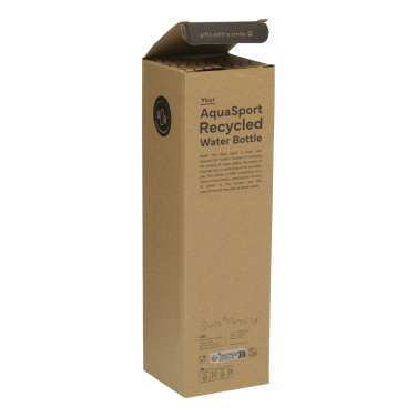 Logo trade promotional gifts image of: AquaSport GRS Recycled Water Bottle 1,000 ml