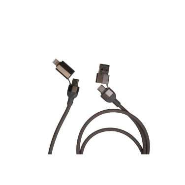 Logo trade promotional giveaways picture of: Charging cable with data transfer DONNES Pierre Cardin