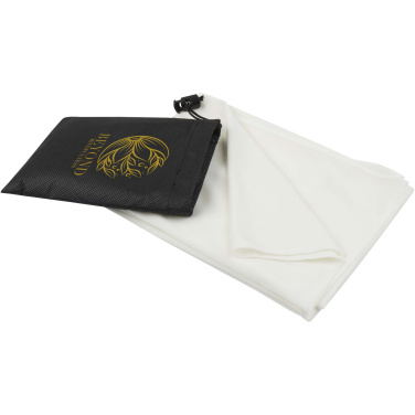Logo trade promotional item photo of: Lucas RPET sport towel 50x100 cm
