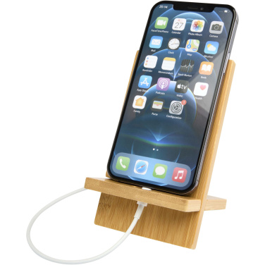 Logotrade promotional giveaway picture of: Ceibo detachable bamboo phone stand