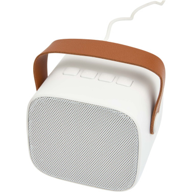 Logo trade promotional merchandise image of: Diya 3W wireless recycled plastic speaker