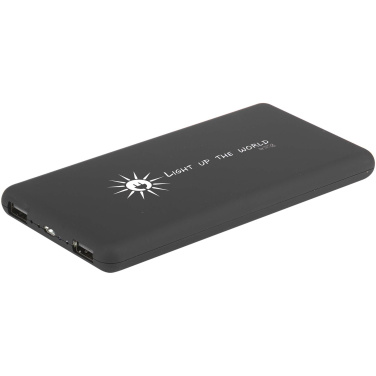 Logotrade promotional merchandise picture of: SCX.design P30 8000 mAh light-up solar power bank