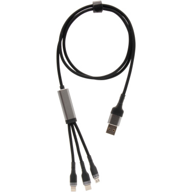 Logotrade advertising product picture of: SCX.design C53 100W 5-in-1 rPET ultra fast charging cable