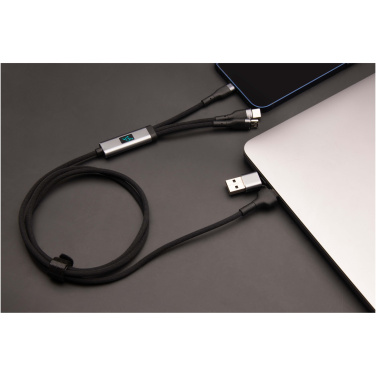 Logotrade corporate gift image of: SCX.design C53 100W 5-in-1 rPET ultra fast charging cable