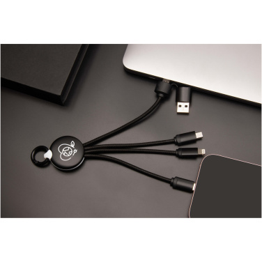 Logo trade promotional gift photo of: SCX.design C14 15W 5-in-1 charging cable