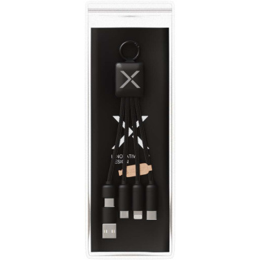 Logo trade advertising products image of: SCX.design C13 15W 5-in-1 charging cable