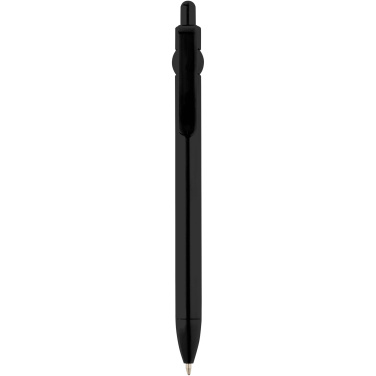 Logo trade promotional gifts picture of: Fidget recycled plastic ballpoint pen (black ink)