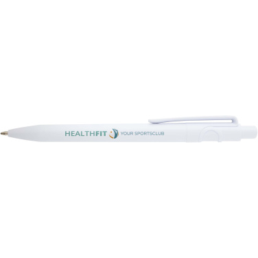 Logo trade corporate gift photo of: Unica recycled plastic ballpoint pen (blue ink)