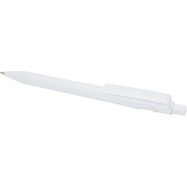 Logo trade promotional merchandise photo of: Unica recycled plastic ballpoint pen (black ink)