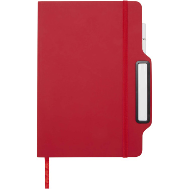 Logotrade promotional gift image of: Nexus A5 hard cover notebook with pen and pencil combo (black ink)