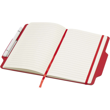 Logotrade promotional item picture of: Nexus A5 hard cover notebook with pen and pencil combo (black ink)