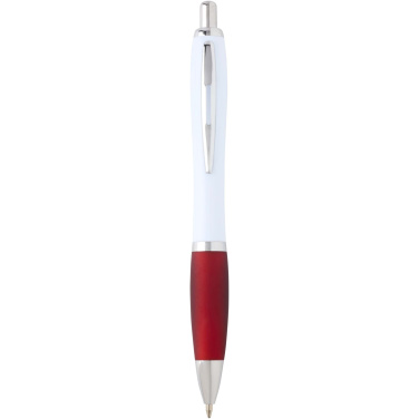Logo trade business gifts image of: Nash recycled plastic ballpoint pen (blue ink)
