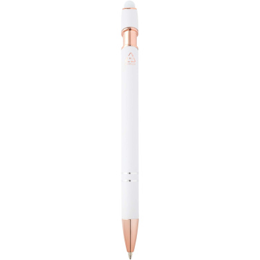 Logotrade advertising product picture of: Nanna ballpoint pen with rose gold finish (blue ink)