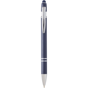 Logo trade promotional products picture of: Kish ballpoint pen with silver finish (blue ink)