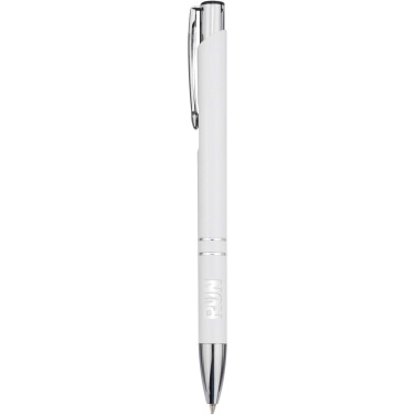 Logotrade promotional giveaway image of: Moneta recycled aluminium ballpoint pen (blue ink)