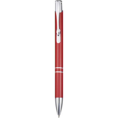 Logotrade promotional product picture of: Moneta recycled aluminium ballpoint pen (blue ink)