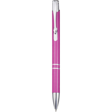 Logotrade promotional item picture of: Moneta recycled aluminium ballpoint pen (blue ink)