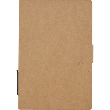 Logo trade promotional gifts image of: Swift sticky notes booklet with ballpoint pen (black ink)