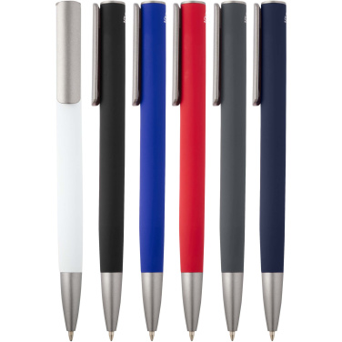 Logotrade promotional gift picture of: Ziguur recycled aluminium ballpoint pen (black ink)