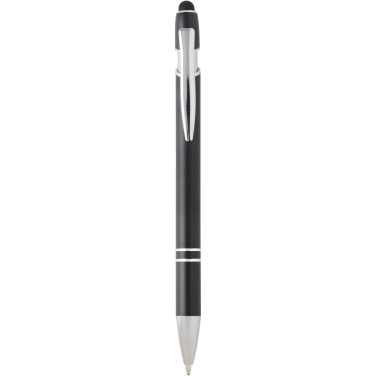 Logo trade promotional product photo of: Kish ballpoint pen with silver finish (black ink)