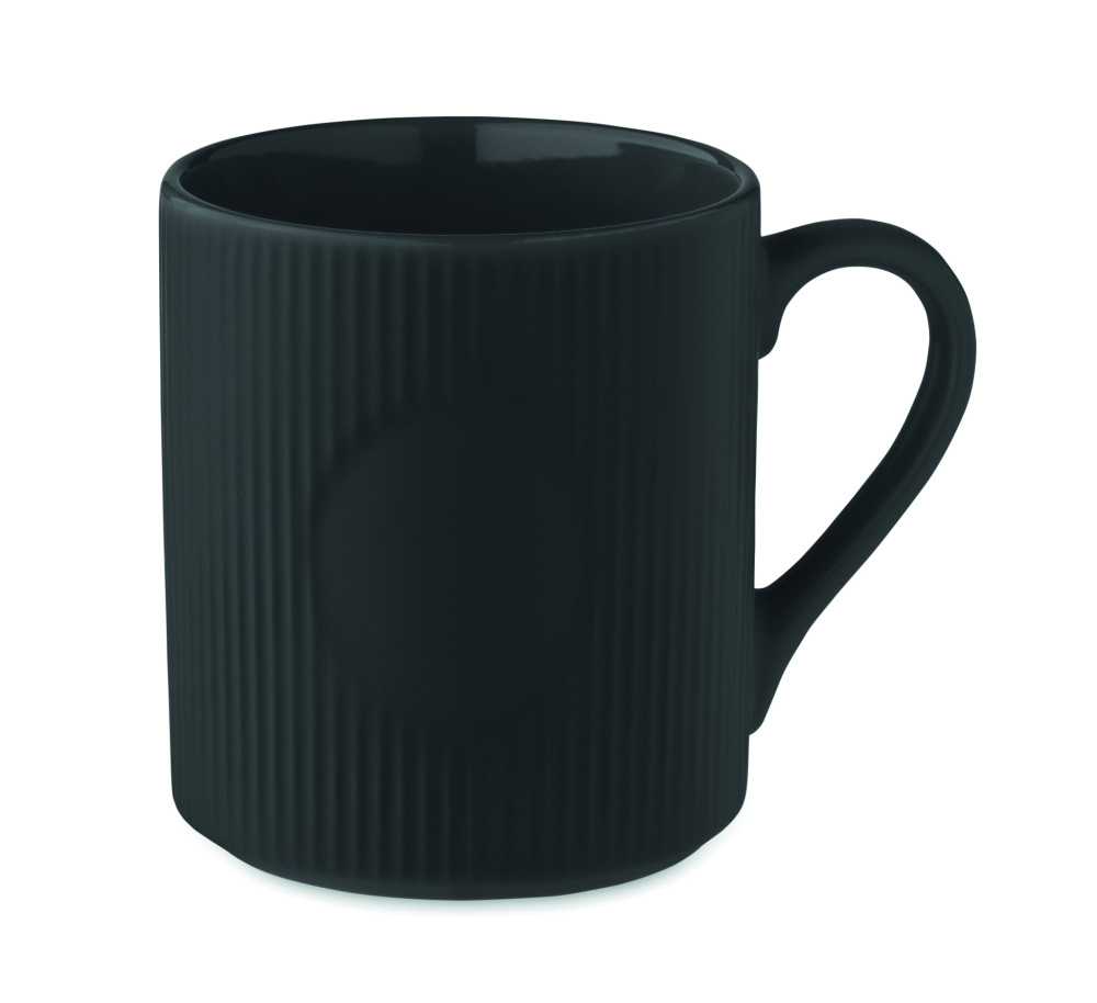 Logotrade promotional items photo of: Ribbed ceramic mug mat 340 ml