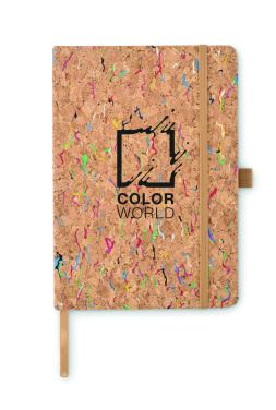 Logotrade promotional merchandise photo of: A5 cork coloured notebook
