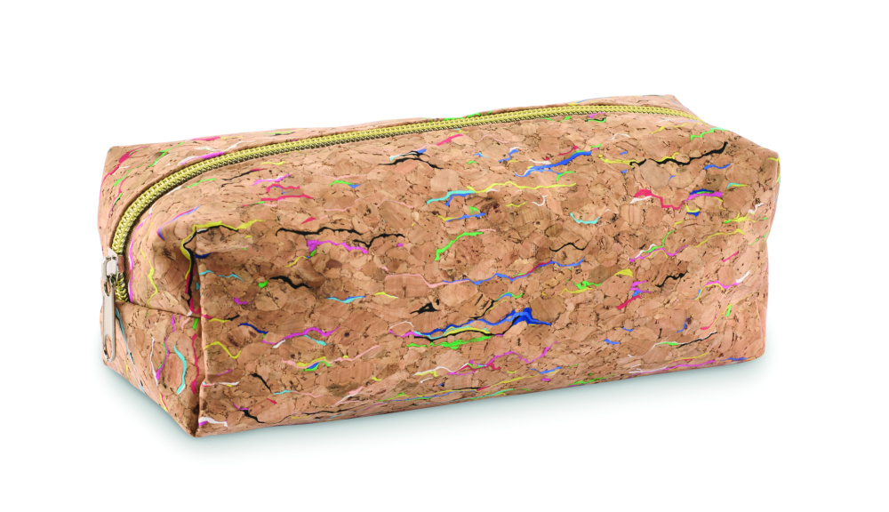 Logotrade promotional items photo of: Coloured cork pencil case