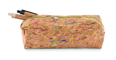 Logotrade promotional merchandise photo of: Coloured cork pencil case