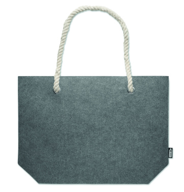 Logo trade business gift photo of: RPET felt beach bag