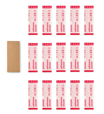 Logo trade promotional product photo of: 15 pieces adhesive plasters