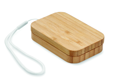 Logo trade promotional product photo of: 15W wireless charger in bamboo