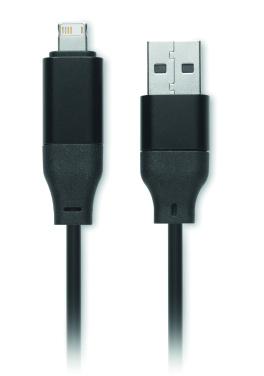 Logo trade advertising products picture of: Key ring with 4 in 1 60W cable