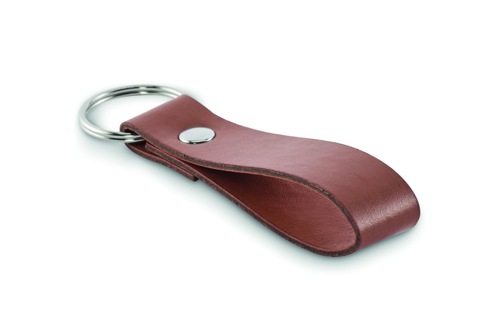 Logo trade promotional merchandise image of: PU loop key ring