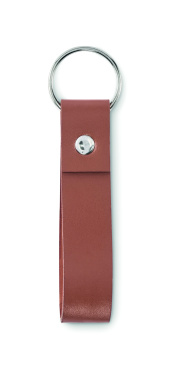 Logo trade promotional item photo of: PU loop key ring