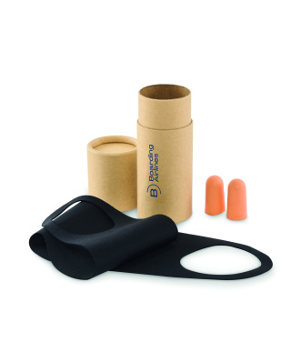 Logo trade corporate gifts picture of: Travel set in paper tube box
