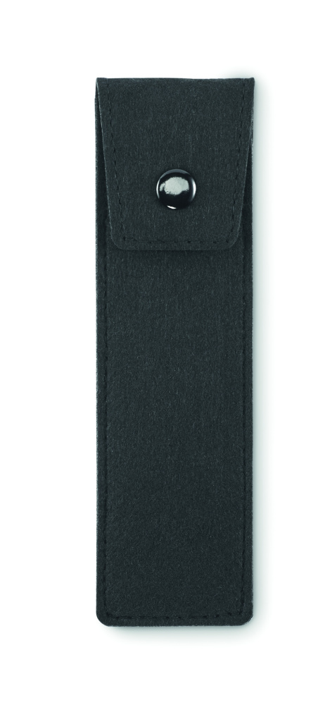 Logo trade advertising product photo of: RPET felt pencil case